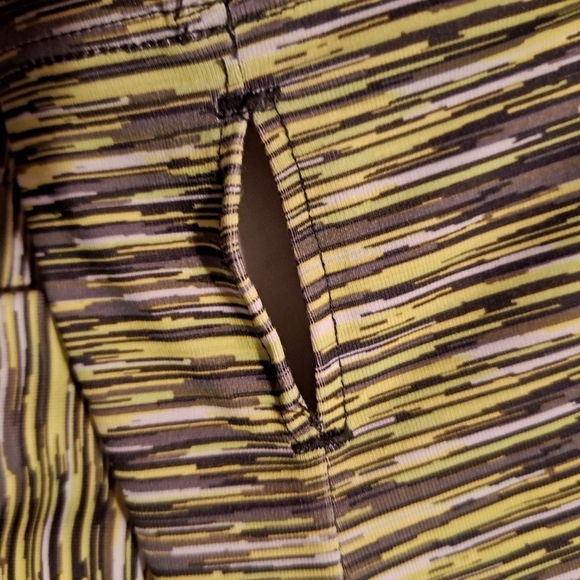 Justice girls top size 20 bright yellow & black new - Picture 5 of 5